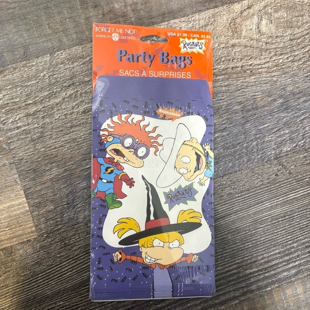 VINTAGE HALLOWEEN RUGRATS PARTY BAGS 2000 18 CT SEALED!